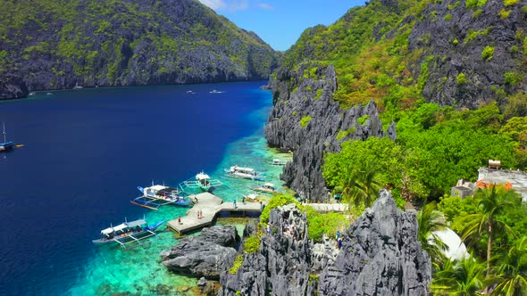 Beautiful Beach in Matinloc Island El Nido Palawan Philipines Just Only ...