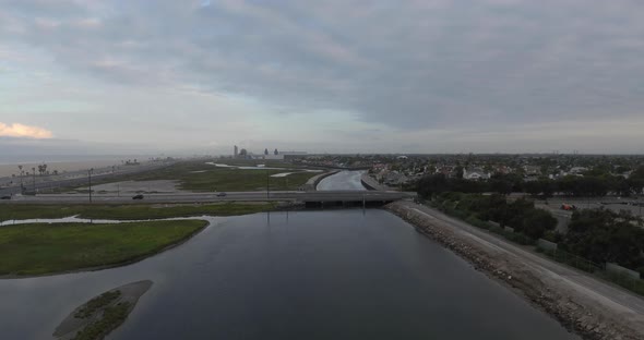 Rising Up By Waterfront Houses