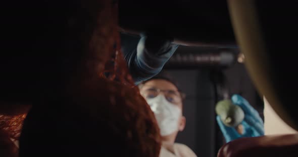 Young Man POV Opening Carton Box Delivery on Quarantine Gift Purchase alt