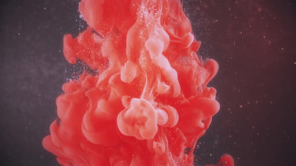 Red Ink in Water