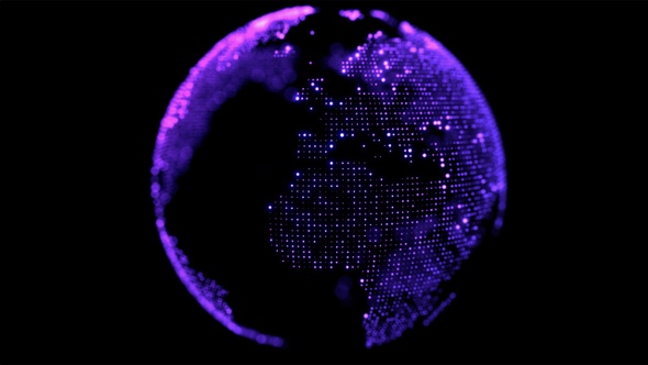 Globe - Earth (Purple)