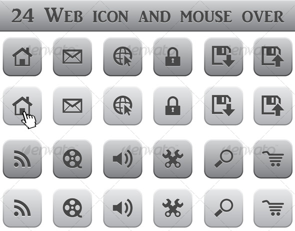 Web Button - Web Icons