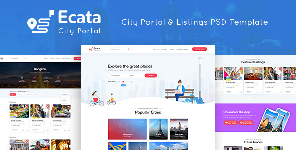 Ecata -City Guide - ThemeForest 27601173