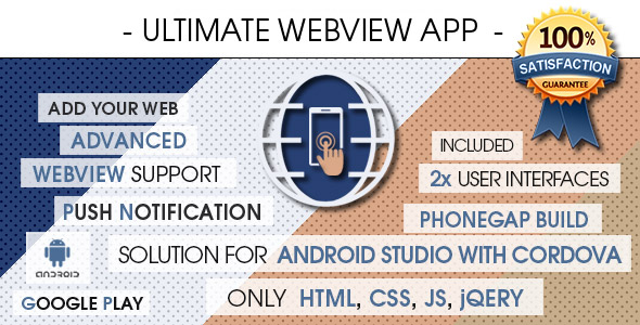 Ultimate Webview App - Android [ Website to App ]