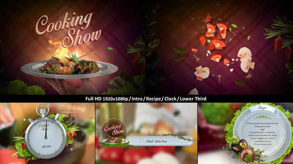 Cooking Show Pack - VideoHive 29126595