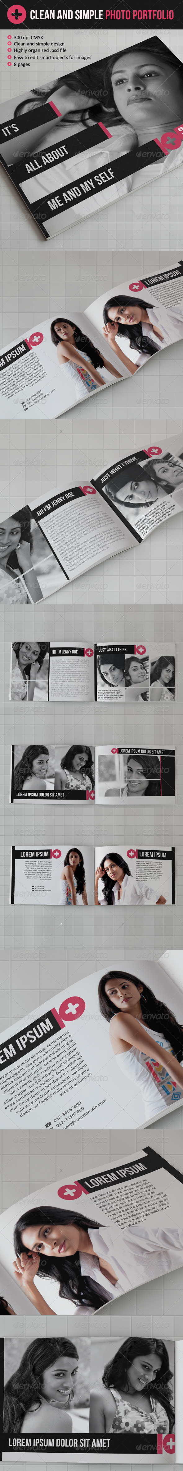 Clean And Simple Photo Album - Photo Albums Print Templates