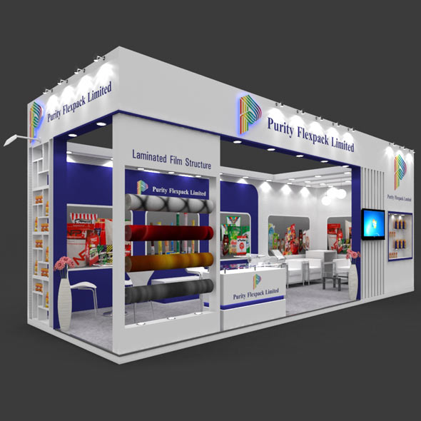 Exhibition Booth 3D - 3Docean 29127487