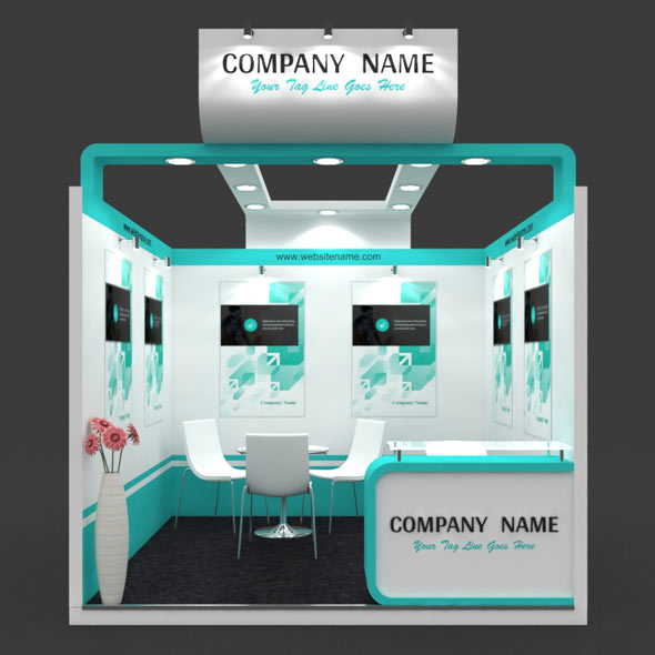 Exhibition Booth 3D - 3Docean 29127512