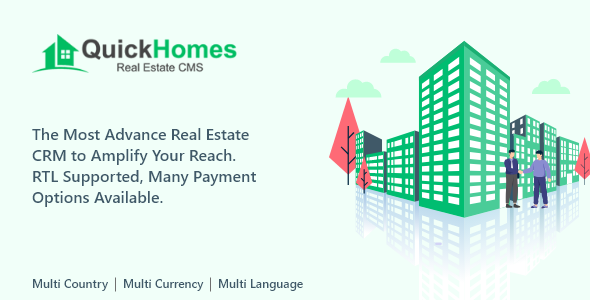 QuickHomes – Real Estate CMS PHP Script