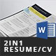 Resume/CV Bundle - 2in1