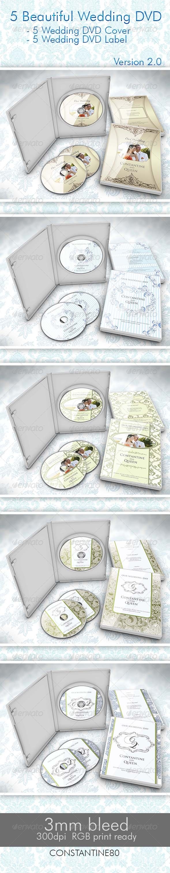 5 Beautiful Wedding DVD Ver 2.0 - Weddings Cards & Invites