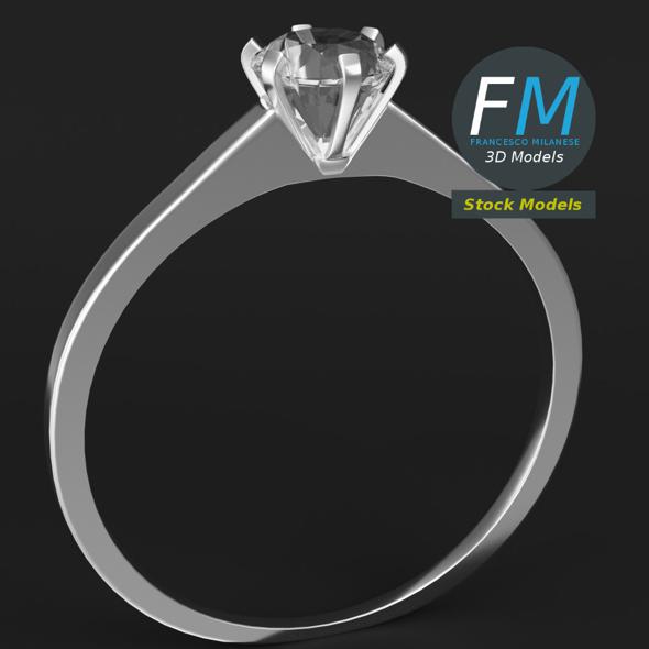 Diamond solitaire ring - 3Docean 29143364