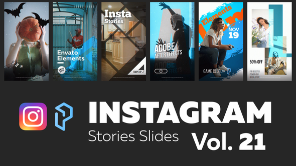 Instagram Stories Slides - VideoHive 29147075