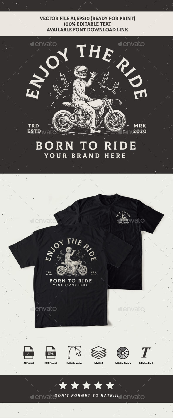 [DOWNLOAD]vintage motorcycle - t-shirt design