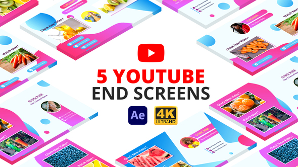 YouTube End Screens - VideoHive 29148812