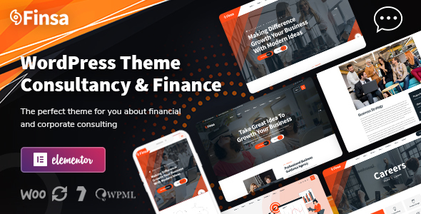 Finsa - Consulting & Agency WordPress Theme