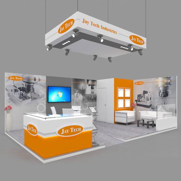 Exhibition Booth 3D - 3Docean 29156831