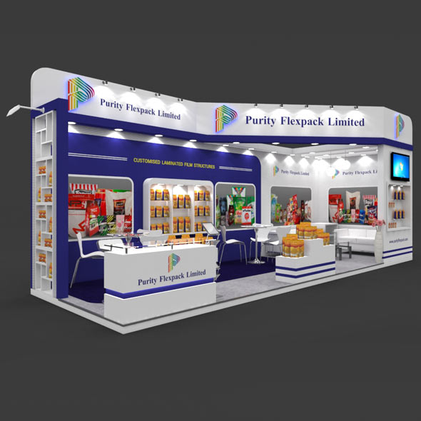 Exhibition Booth 3D - 3Docean 29156873