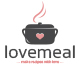Love Meal Vector Logo Template