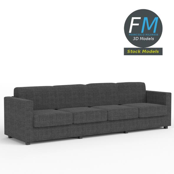 4 seat sofa - 3Docean 29164474