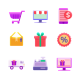 50 Ecommerce Color Icons