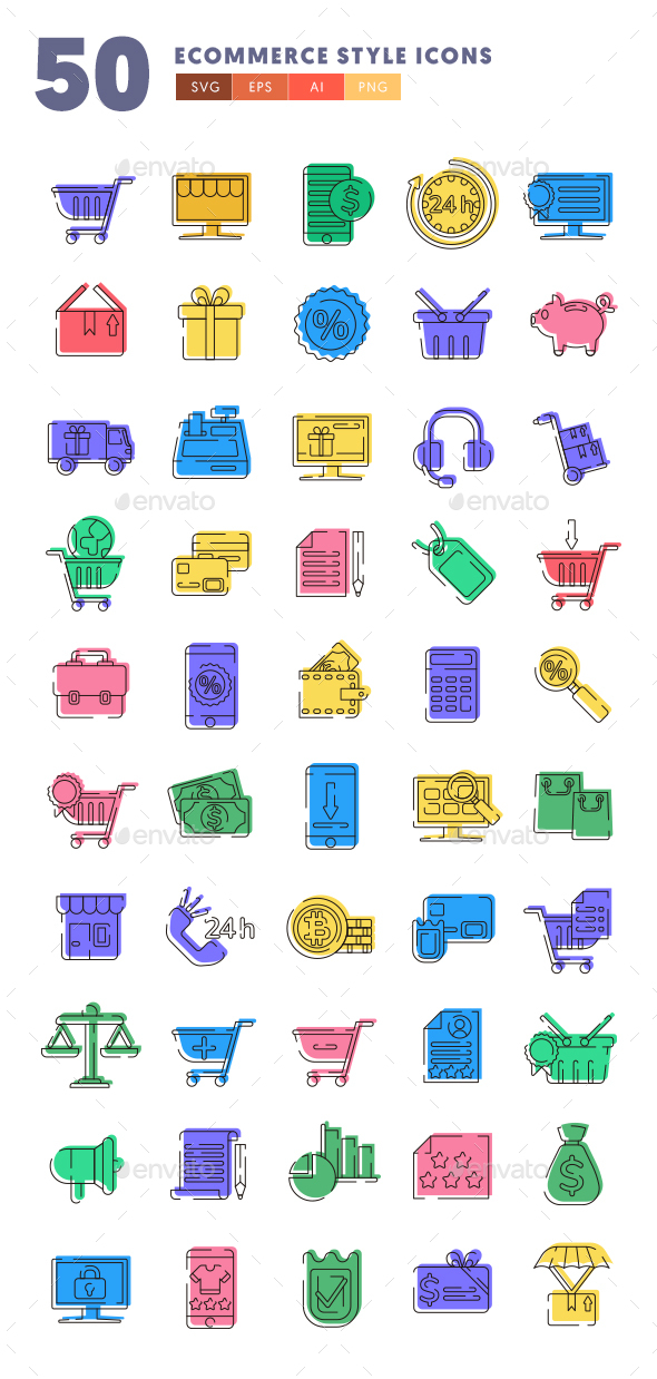 50 Ecommerce Style Icons