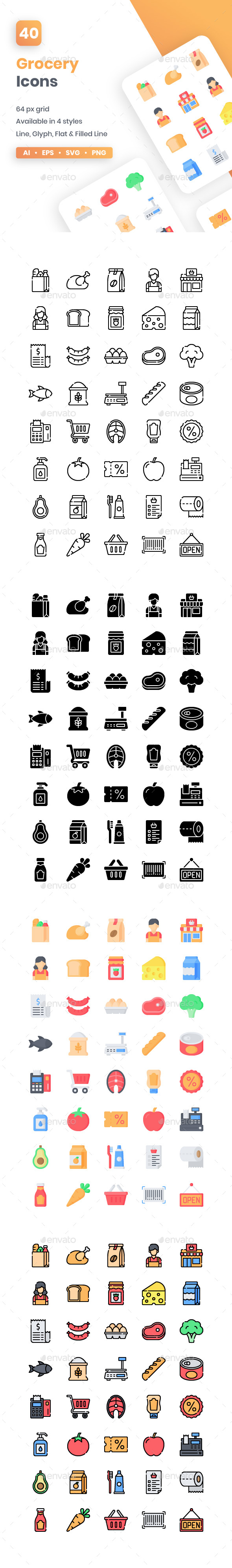 Grocery Icons