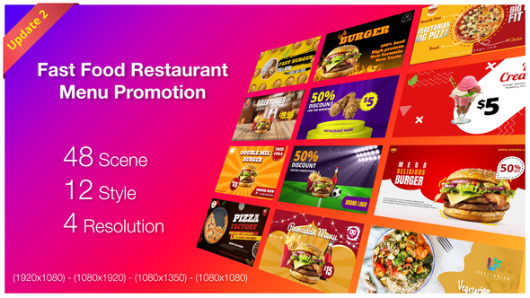 Fast Food Restaurant - VideoHive 25914499