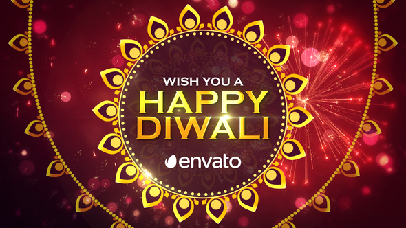 Diwali Wish Card - VideoHive 29125033