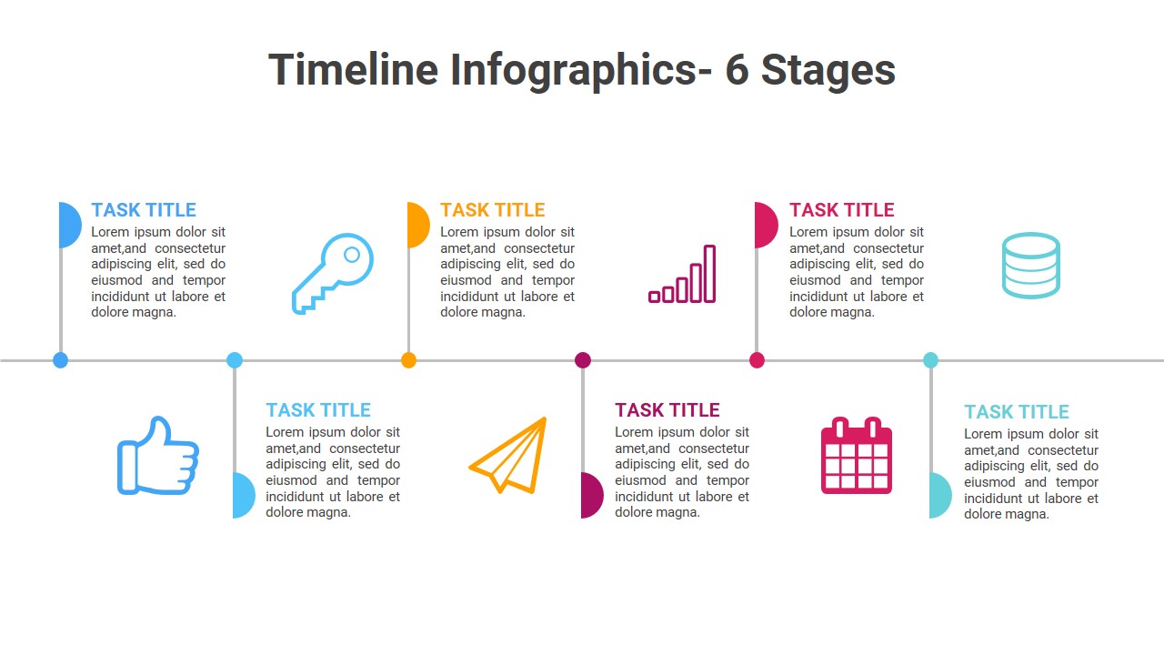 Timeline Infographics PowerPoint Diagrams Template, Presentation Templates