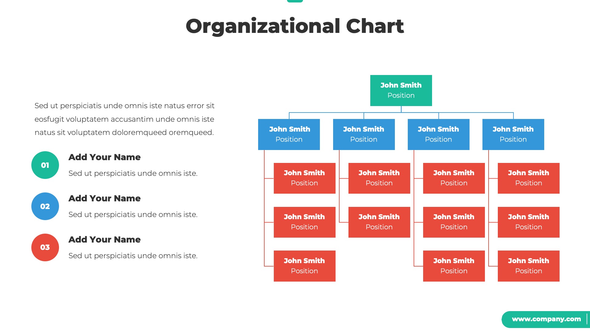 Organizational Chart And Hierarchy Powerpoint Template By Spriteit 5966