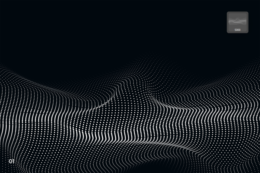 Futuristic Wave Particles Brushes, Addons GraphicRiver