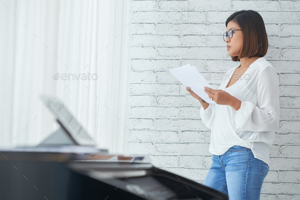 Pensive composer - Stock Photo - Images