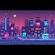 Pixel Art Cyberpunk Metropolis Background, Game Assets | GraphicRiver