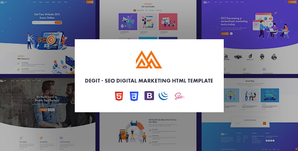 Degit - SEO Digital Marketing Agency HTML Template