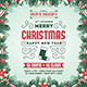 Merry Christmas & New Year Party Instagram Banner