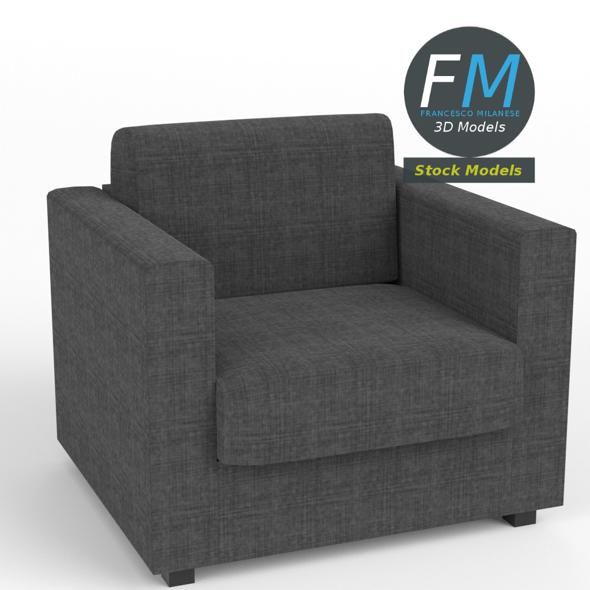 Single seater sofa - 3Docean 29217360