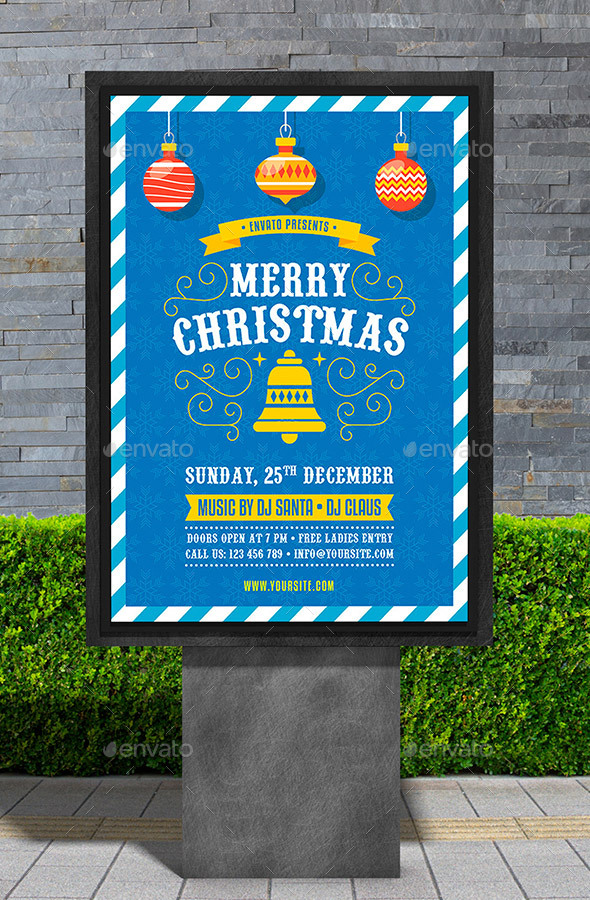 Merry Christmas Party Poster