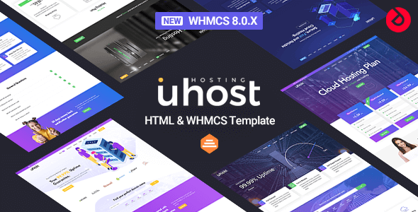 Uhost – Web Hosting & WHMCS Template