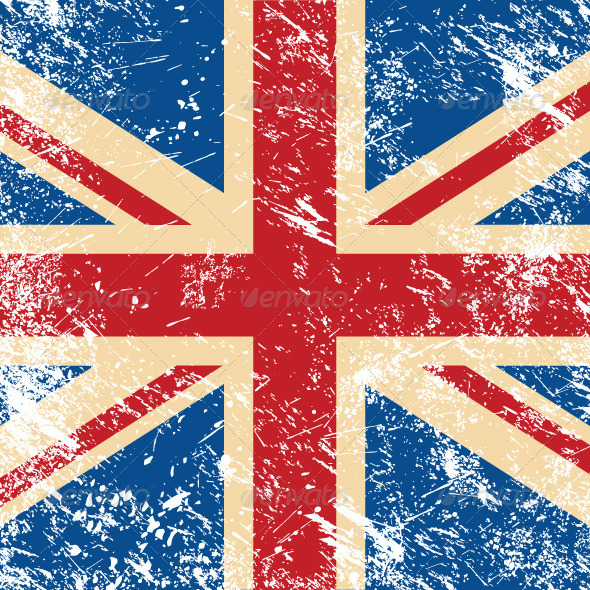UK retro flag - Retro Technology