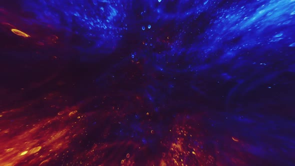 Dust Particles Blue Red Sparks Motion alt