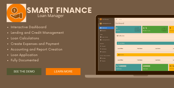 Smart Finance Loan Manager in ASP.NET Core