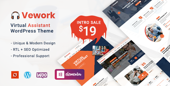 Vework – Virtual Assistant WordPress Theme