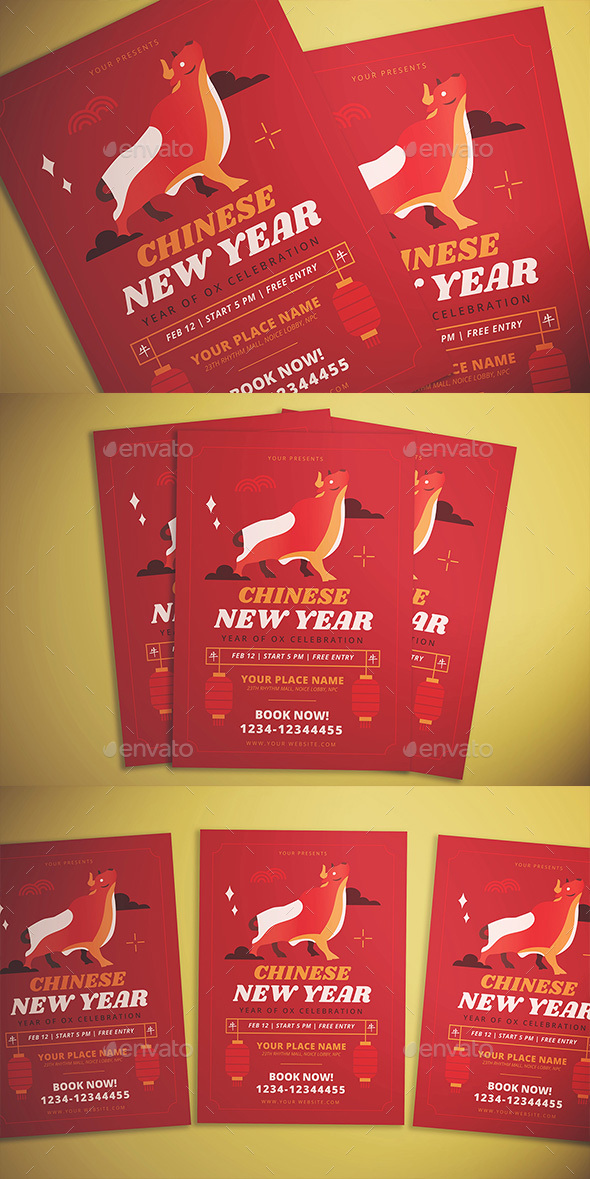 Chinese New Year Event Flyer