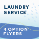 Laundry Service Flyers – 4 Options