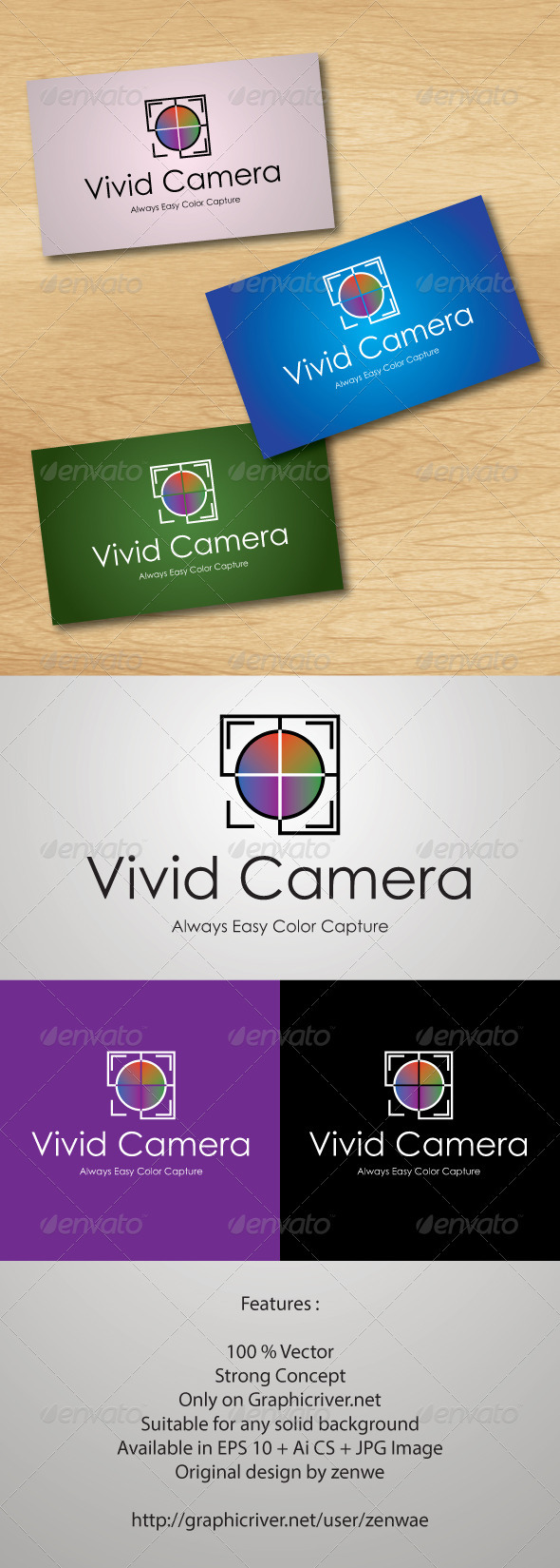 Vivid Camera Logo - Abstract Logo Templates