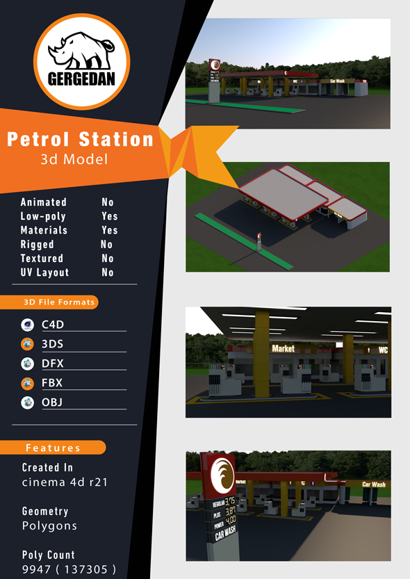 Petrol Station - 3Docean 29241882