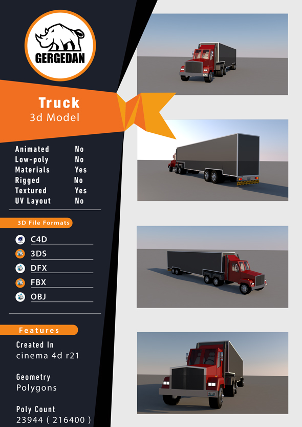 Truck - 3Docean 29242824