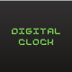 Digital Clock for Apple Tv