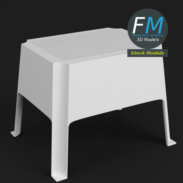 Plastic stool - 3Docean 29245775